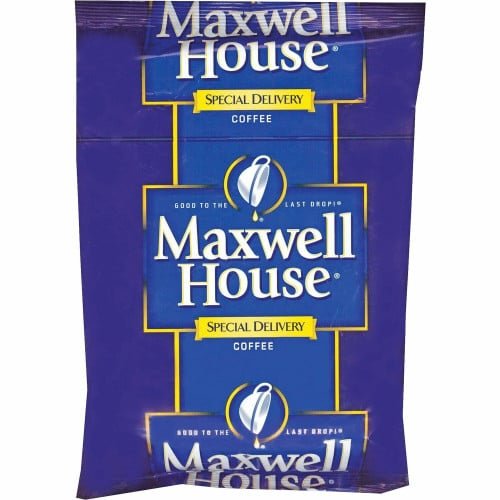 Maxwell House Ground Regular Coffee Regular - 1.2 oz Per Packet - Ground - 42 / Carton (GEN862400)