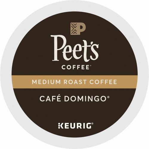 Peet's Coffee® K-Cup Cafe Domingo Coffee Compatible with Keurig Brewer - Medium - K-Cup - Cafe Domingo - 22 / Box (2404)
