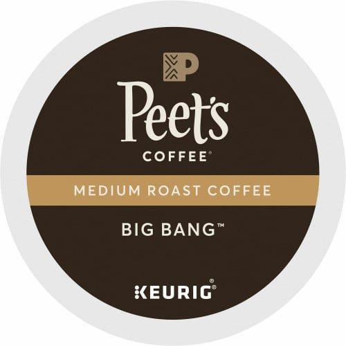 Peet's Coffee® K-Cup Big Bang Coffee Compatible with Keurig Brewer - Medium - K-Cup - Big Bang - 22 / Box (2407)