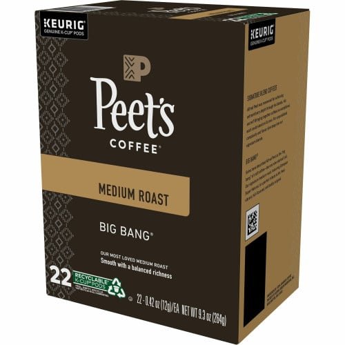Peet's Coffee® K-Cup Big Bang Coffee Compatible with Keurig Brewer - Medium - K-Cup - Big Bang - 22 / Box (2407) - Image 8