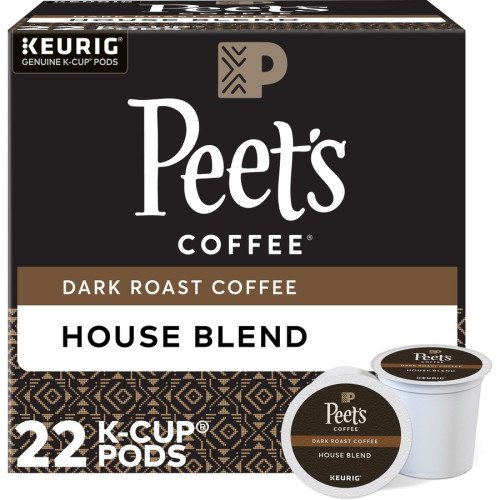 Peet's Coffee® K-Cup House Blend Coffee Compatible with Keurig Brewer - Dark - K-Cup - 22 / Box (2410) - Image 6