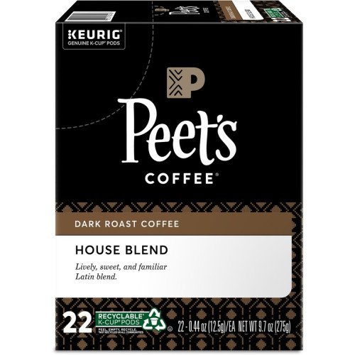 Peet's Coffee® K-Cup House Blend Coffee Compatible with Keurig Brewer - Dark - K-Cup - 22 / Box (2410) - Image 7