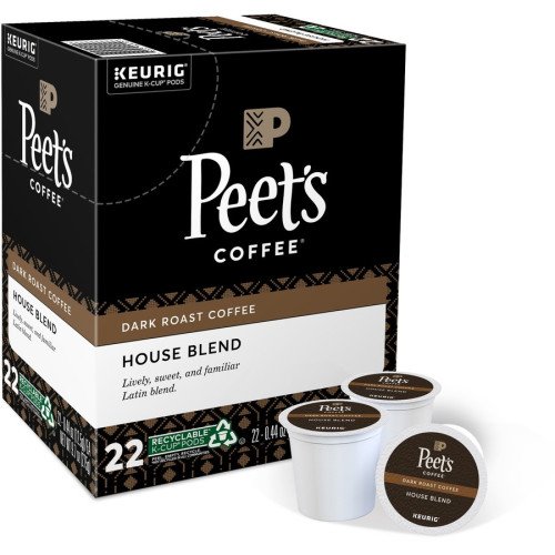 Peet's Coffee® K-Cup House Blend Coffee Compatible with Keurig Brewer - Dark - K-Cup - 22 / Box (2410) - Image 10