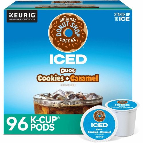 McCafe K-Cup Iced Duos Cookies & Caramel Coffee Compatible with Keurig Brewer - Ice Coffee - Medium - Per Box - 24 K-Cup - K-Cup - Cookies + Caramel - Kosher - 4 / Carton (9881CT) - Image 6