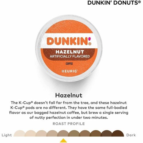 Dunkin Donuts Dunkin' Donuts® K-Cup Hazelnut Coffee (1270CT) - Image 3