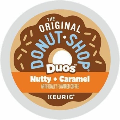 The Original Donut Shop® K-Cup, Pod Duos Nutty + Caramel Coffee (7476CT)