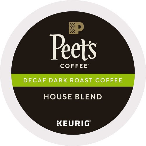 Peet's Coffee & Tea House Blend Decaf K-Cups, 22/Box (6544) - Image 2