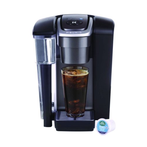 Keurig K1550 Single-Serve K-Cup Brewing System, with Brew Over Ice, Black (0307)