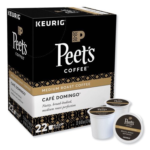 Peet's Coffee & Tea Cafe Domingo K-Cups, 22/Box (6543) - Image 2