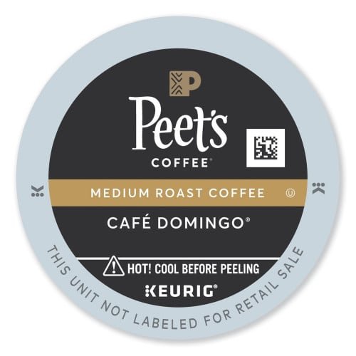 Peet's Coffee & Tea Cafe Domingo K-Cups, 22/Box (6543)