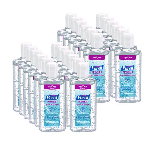 PURELL Advanced Hand Sanitizer Refreshing Gel – 4 oz Flip-Cap Bottle (Clean Scent), 24/Carton - Image 5