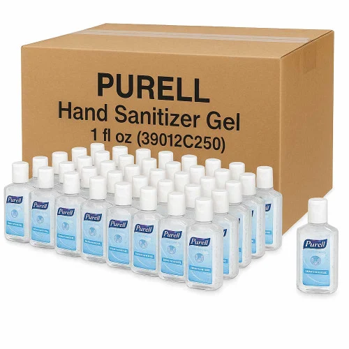 Purell® Advanced Hand Sanitizer Gel, Flip Top Bottle, 1 oz (250 Bottles/Carton)