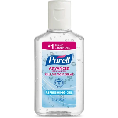 Purell® Advanced Hand Sanitizer Gel, Flip Top Bottle, 1 oz (250 Bottles/Carton) - Image 3