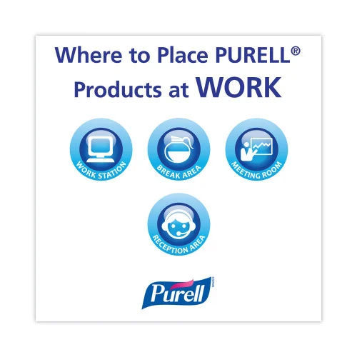 PURELL Advanced Hand Sanitizer Refreshing Gel, Clean Scent, 12 oz Pump Bottle (12/Carton) - Image 6