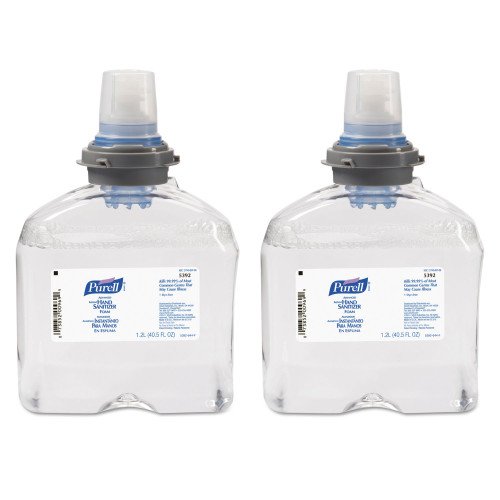 PURELL Advanced Hand Sanitizer Foam TFX Refill – 1200 mL Unscented (2-Pack Carton) (539202CT)