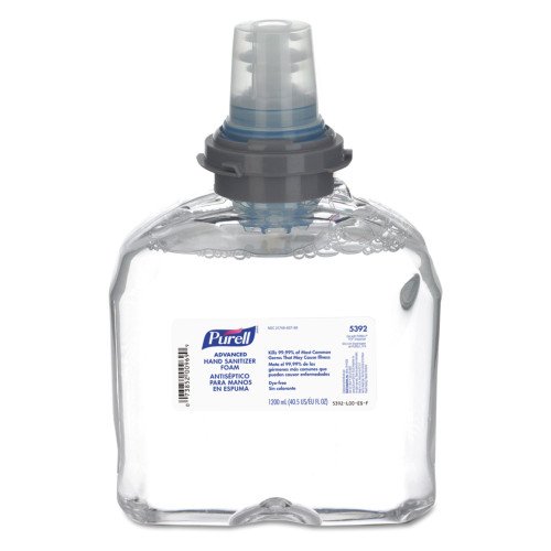 PURELL Advanced Hand Sanitizer Foam TFX Refill – 1200 mL Unscented (2-Pack Carton) (539202CT) - Image 2