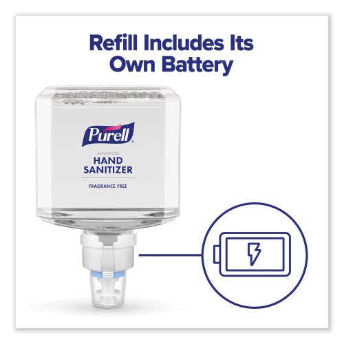 PURELL Advanced Hand Sanitizer Foam, For ES8 Dispensers, 1,200 mL, Clean Scent, 2/Carton (775302) - Image 6