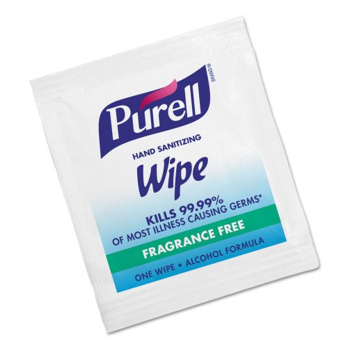 PURELL Sanitizing Hand Wipes, Individually Wrapped, 5" x 7", Unscented, White, 1,000/Carton (902210CT) - Image 3