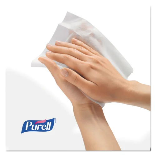 PURELL Sanitizing Hand Wipes, Individually Wrapped, 5" x 7", Unscented, White, 1,000/Carton (902210CT) - Image 4