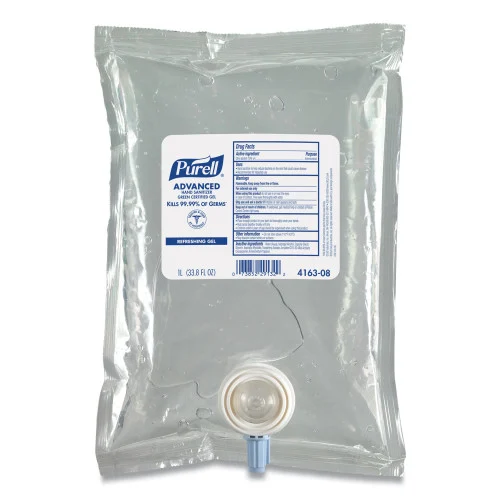 PURELL Advanced Hand Sanitizer Green Certified Gel Refill, for CS2 Dispensers, 1,000 mL, Fragrance-Free, 8/Carton (416308CT) - Image 3