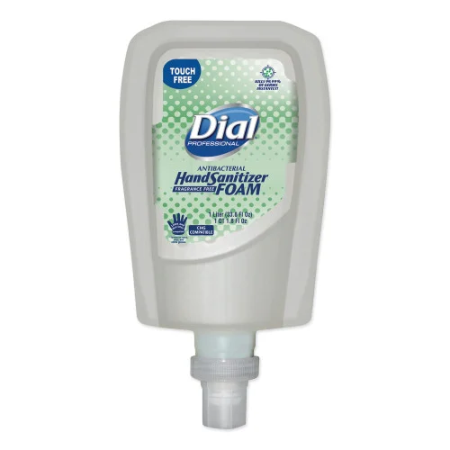Dial Hand Sanitizer Foam Refill, 1.06 Quart, for Touchless Dispensers, Dye-Free, 3/Carton (16694) - Image 3