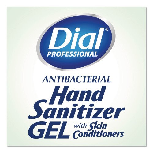 Dial Gel Antibacterial Hand Sanitizer, 11 oz Pump Bottle, Fragrance-Free, 12/Carton (35482) - Image 4