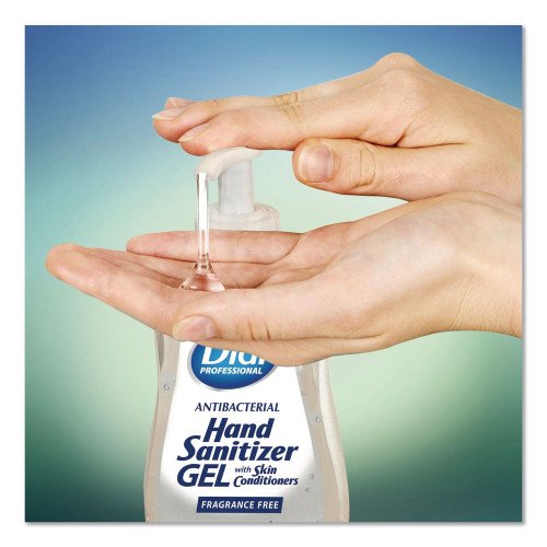 Dial Gel Antibacterial Hand Sanitizer, Fragrance-Free, 11 oz Pump Bottle (35482EA) - Image 5