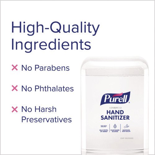 PURELL Advanced Hand Sanitizer Foam, for ES10 Automatic Dispenser, 1,200 mL Refill, Citrus Scent, 2/Carton (835302CT) - Image 5