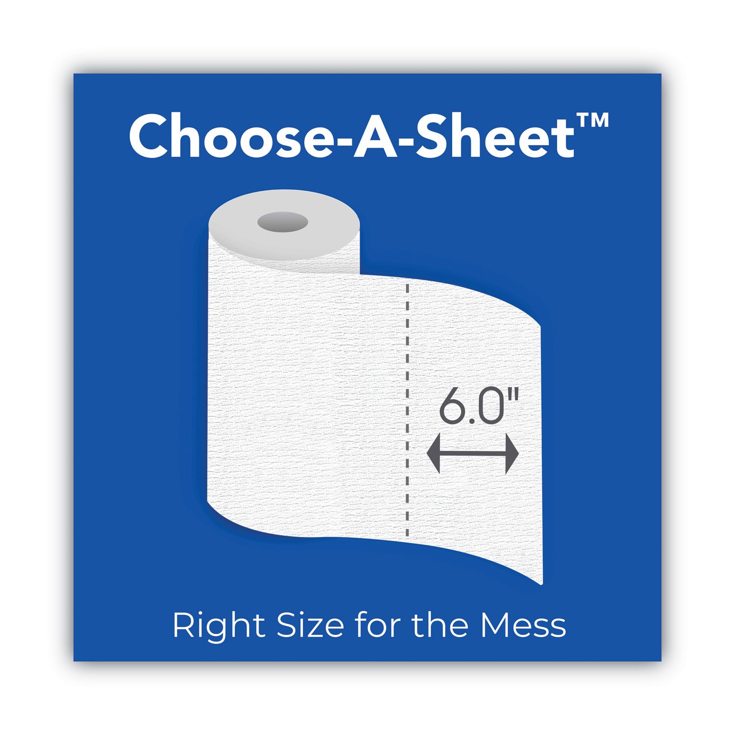 Scott Choose-A-Size Mega Paper Towels, 1-Ply, 100 Sheets per Roll, 6 Rolls Pack, 4 Packs per Carton (55413) - Image 10