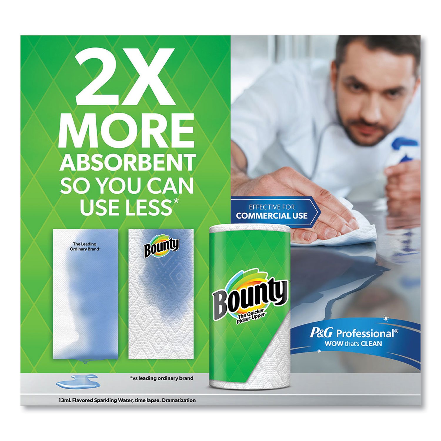 Bounty Select-A-Size Paper Towels 6 Double Rolls | White Paper Towels - Image 5