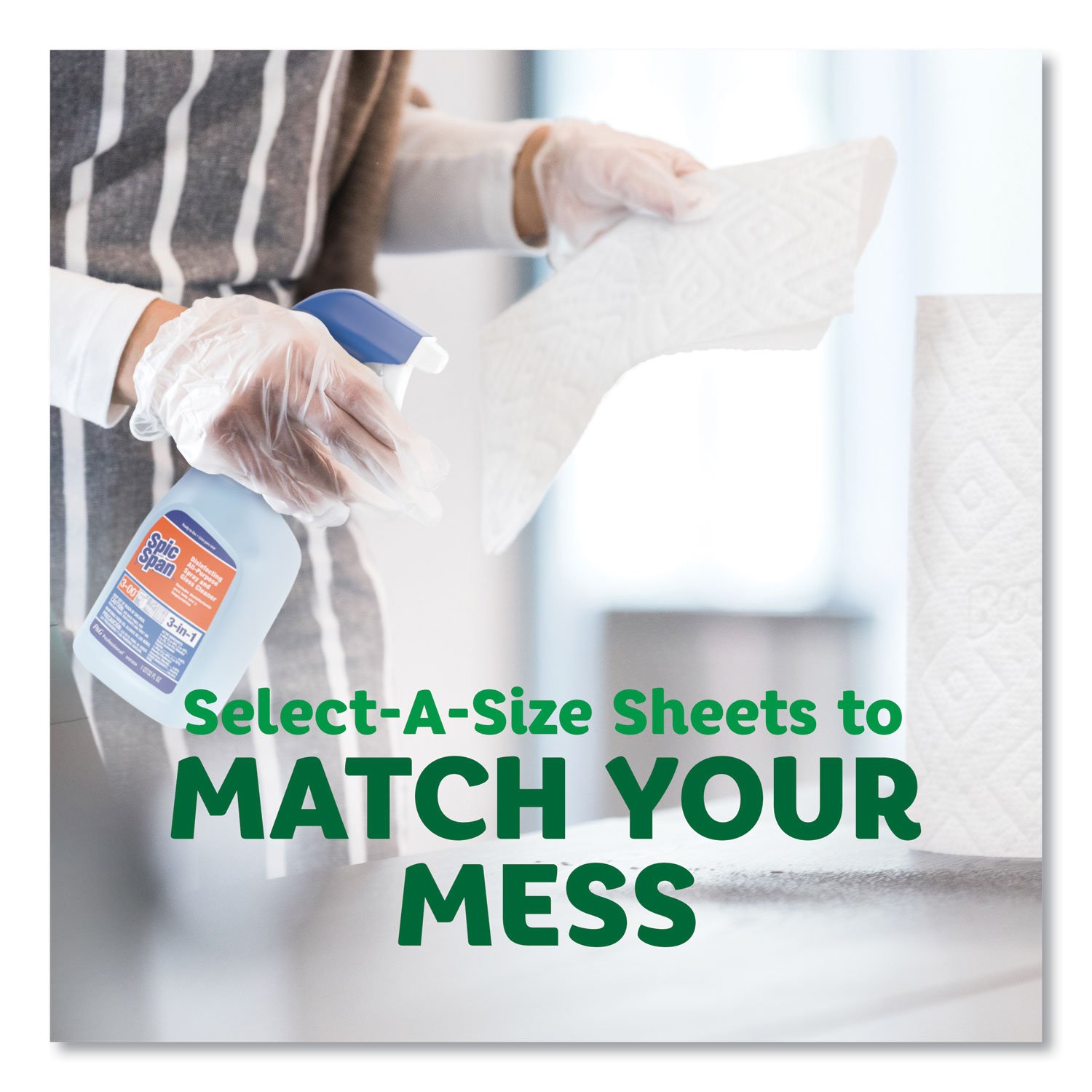 Bounty Select-A-Size Paper Towels 6 Double Rolls | White Paper Towels - Image 7